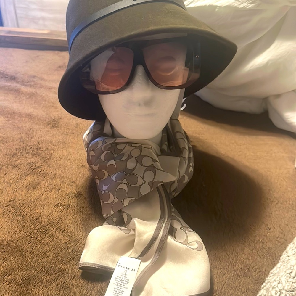 Authentic Coach Silk Scarf